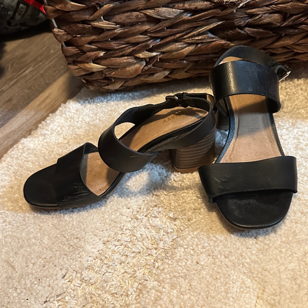 Black old navy heels